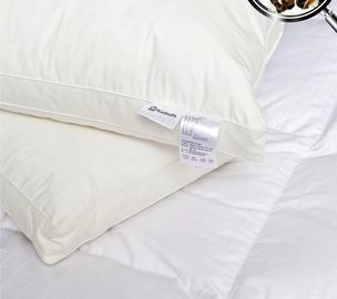 OEM الرقبة Heathy أسفل وسادة الريش إدراج مع 2 - 4CM الأبيض بطة الريشة بطانة