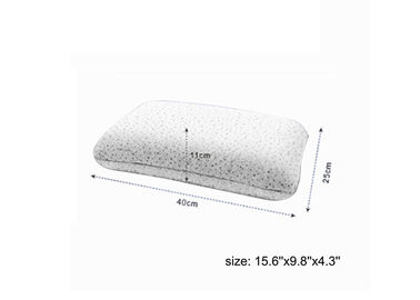 الوردي الراحة مستطيل الذاكرة الصغيرة رغوة وسادة السفر 40 * 25 * 11CM