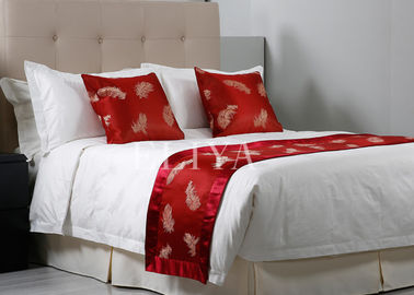 رفاهية 100% قطن جاكار أبيض فندق سرير كتان ل 5 نجم فندق bedding مجموعة