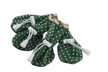 4PCS مجموعة 5.5CM الحيوانات الأليفة ملابس الكلب / القط المضادة للانزلاق وأحذية لينة للماء